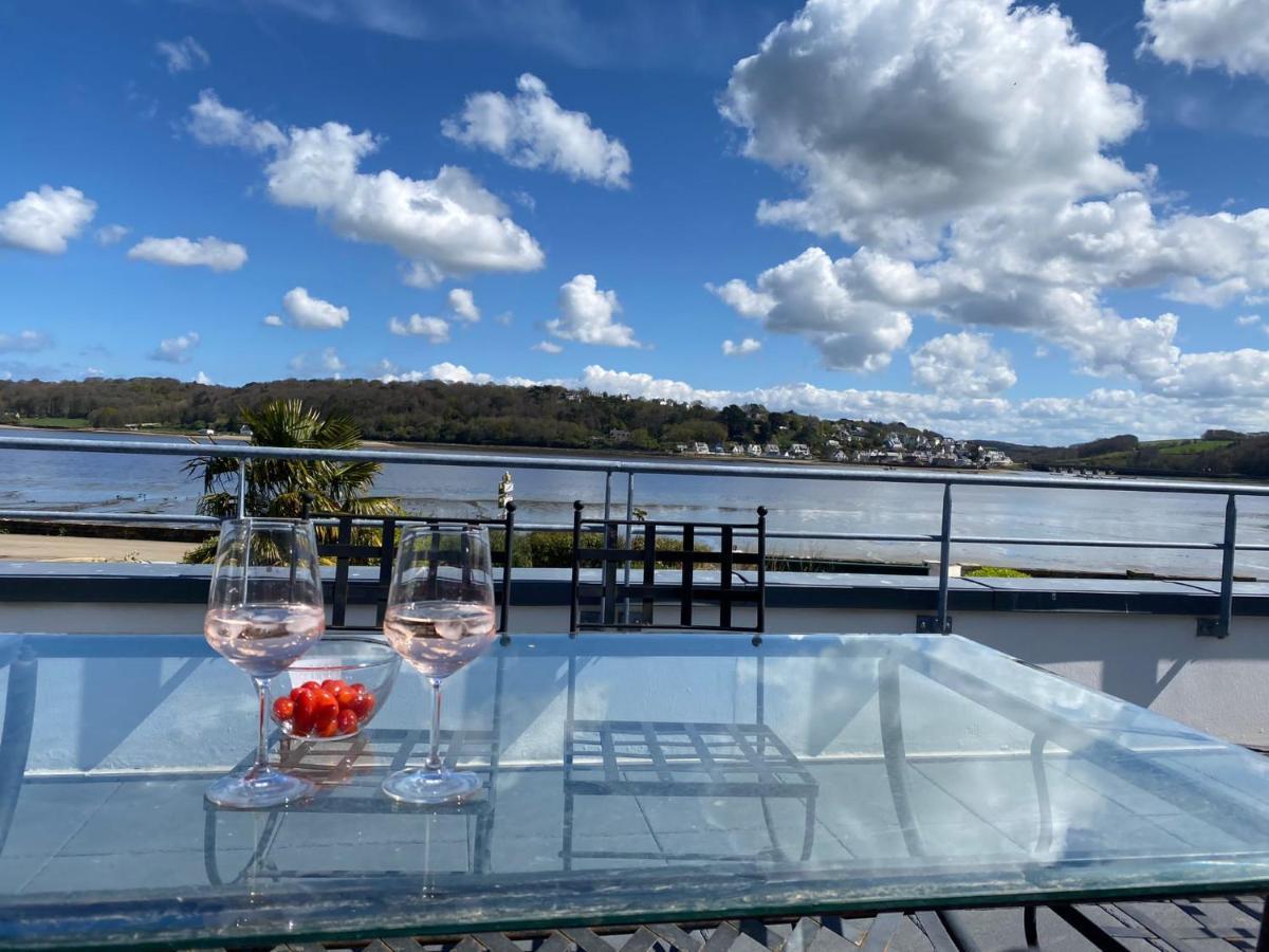 Maison Villa Montmarin Vue Mer Bretagne Nord Vers Roscoff Carantec Morlaix Plouescat Locquenole Avec Son Spa Et Sa Vue Mer Экстерьер фото